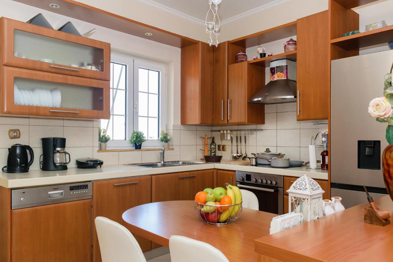 Central Penthouse In Quiet Neighborhood Near Sandy Beach Ханья Экстерьер фото