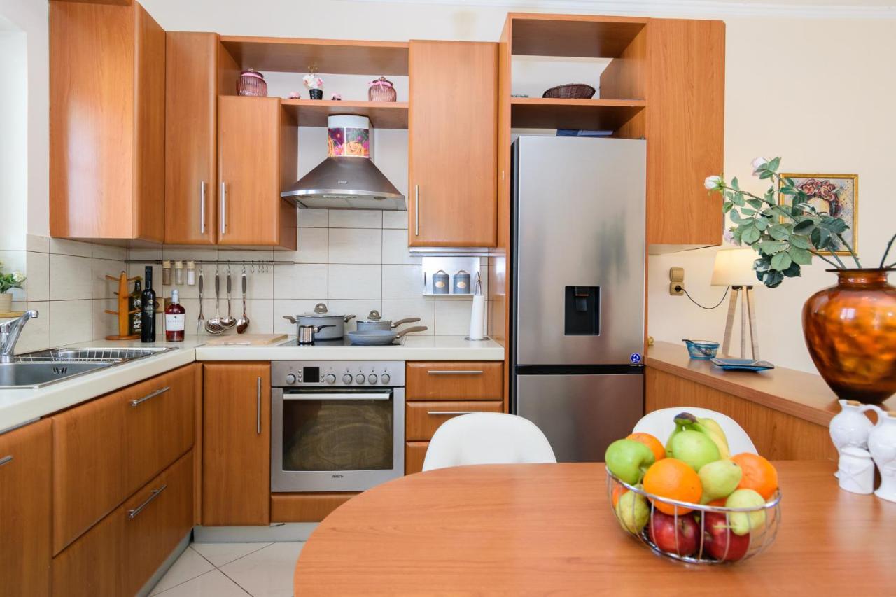 Central Penthouse In Quiet Neighborhood Near Sandy Beach Ханья Экстерьер фото